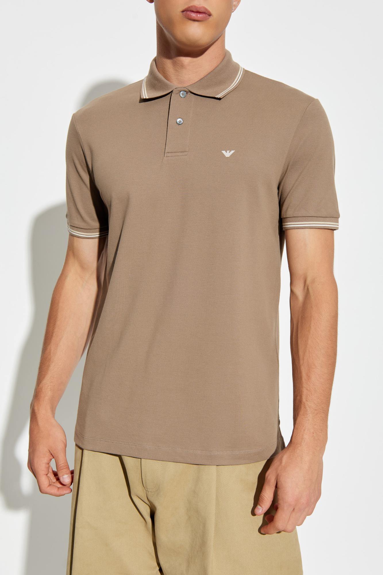 【関税&送料込】Emporio Armani T-shirts and Polos Beige Emporio Armani T-shirts And Polos Beige | italist